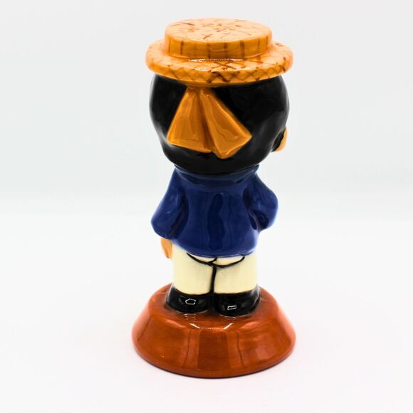 Vintage Italian Boy Garlic Salt Shaker Figurine Retro Kitchen Decor Farmhouse - Picture 2 of 7